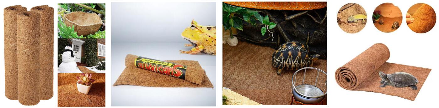 Coconut Fiber Reptile Carpet:  